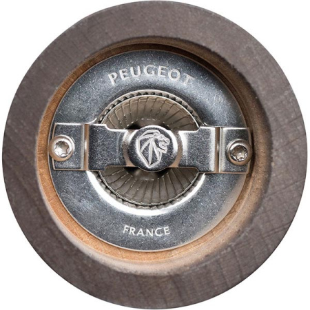 Мельница для соли метал.мех.; дерево,металл; D=5.5,H=18см; коричнев.