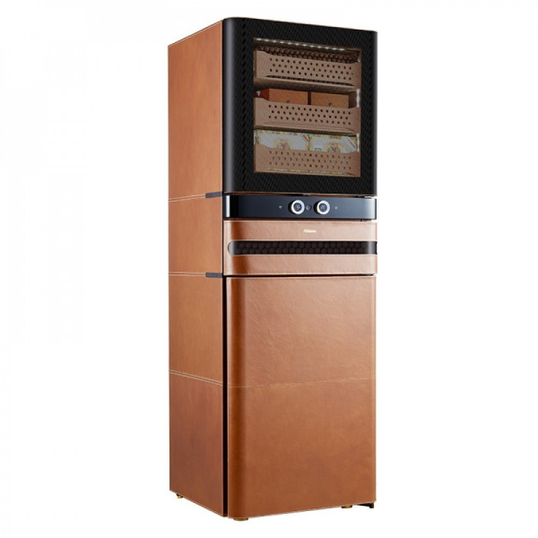 Хьюмидор для сигар Afidano L8 (Коньячная кожа)