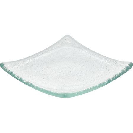 Салатник квадратный «Мини»; стекло; H=1,L=7.7,B=7.7см; прозр.