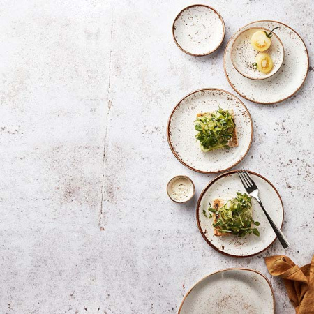 Тарелка мелкая «Крафт»; фарфор; D=25,H=2см; белый