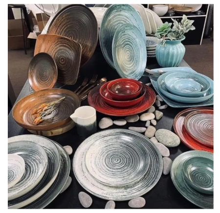 Тарелка мелкая Porland Brown Д=25 см