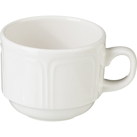 Фото Чашка кофейная Торино вайт, 85 мл, фарфор, белый Чашка кофейная Торино вайт, 85 мл, фарфор, белый