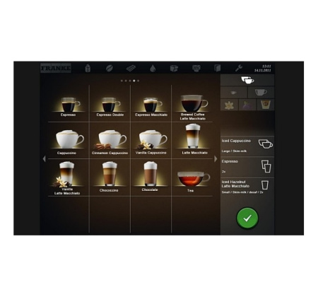 Кофемашина Franke A1000 FM СМ 1G H1 антрацит