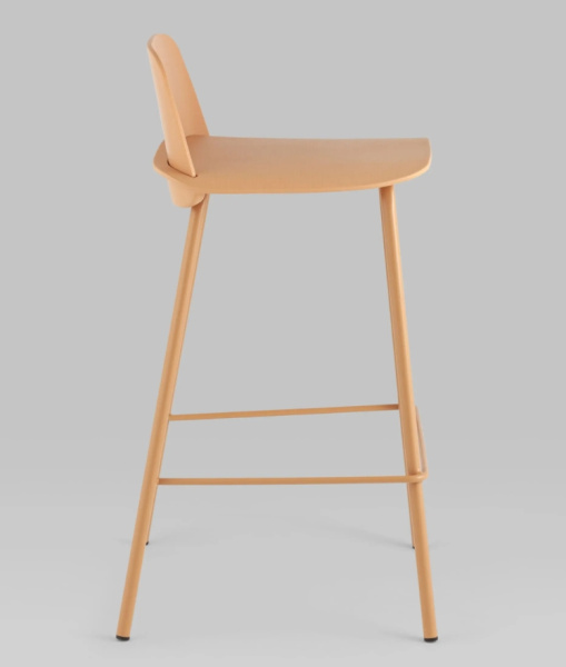 Стул полубарный Mist желтый