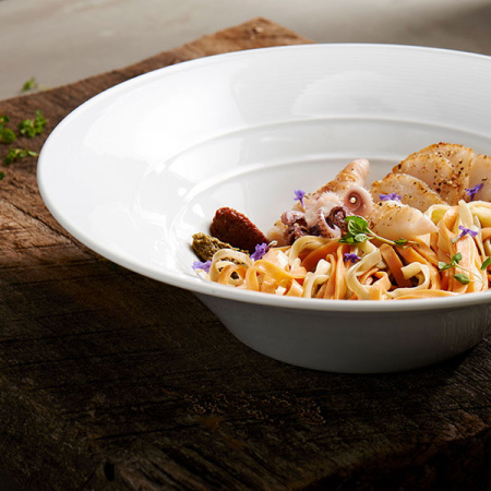 Тарелка глубокая «Аура»; фарфор; D=30,H=5см