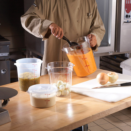 Контейнер; поликарбонат; 3.8л; D=18,H=21.5,L=22см; прозр.