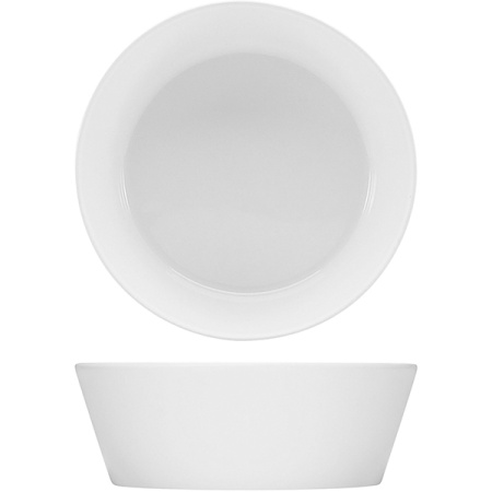 Салатник «Пьюрити»; фарфор; 220мл; D=11см; белый