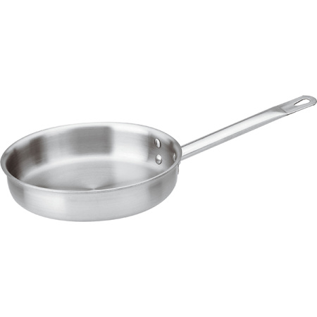 Сотейник 3-х слойный; сталь; 2л; D=24,H=6,L=50см; металлич.