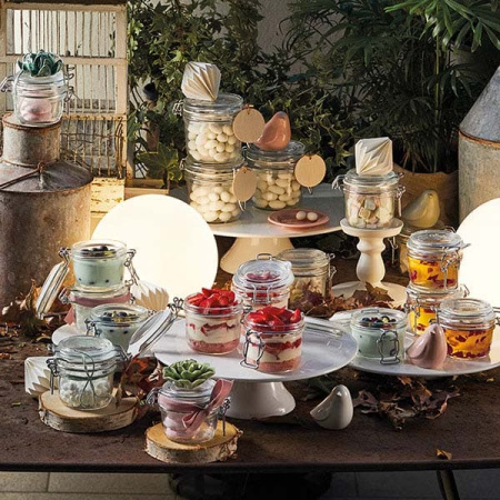 Банка для сыпуч. продук. «Фидо»; стекло; 1.5л; D=9.5,H=21.5см; прозр.