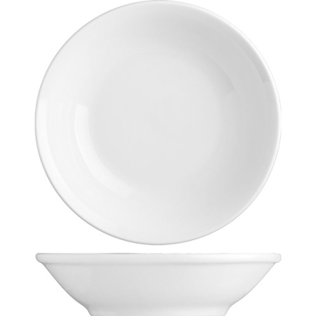 Салатник «Прага»; фарфор; 190мл; D=13,H=3.5см; белый