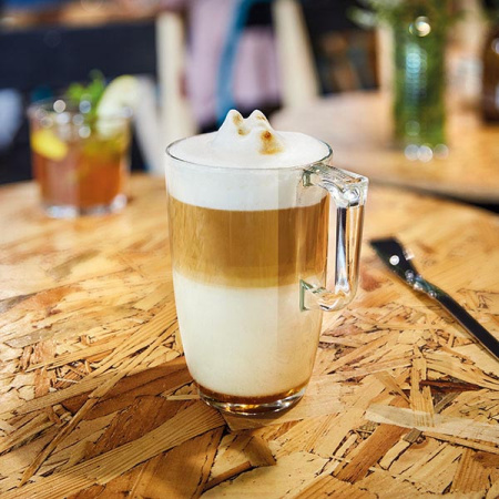 Кружка «Волюто»; стекло; 400мл; D=11.1,H=12.3см; прозр.