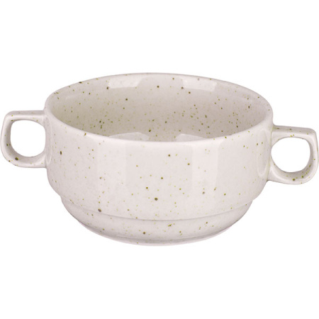Бульон.чашка «Лайфстиль»; фарфор; 390мл; D=11см; песочн.