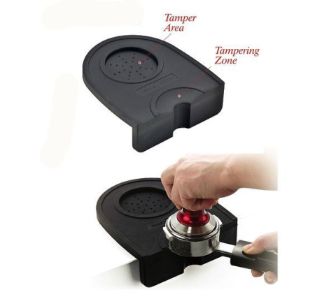 Коврик для темпинга LBS резиновый черный