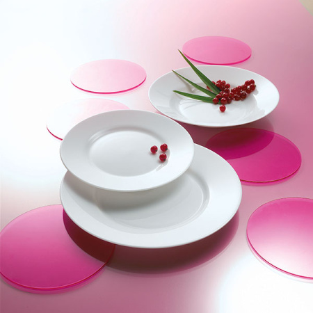 Тарелка десертная «Эвридэй»; стекло; D=19.5см; белый