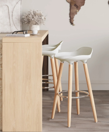 Стул барный Модерн белый