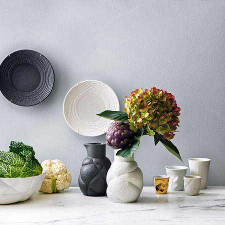 Блюдо овал. «Экинокс»; фарфор; H=4,L=35,B=22.3см; черный