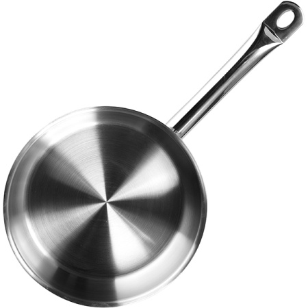 Сковорода; сталь нерж.; D=24,H=5.5см