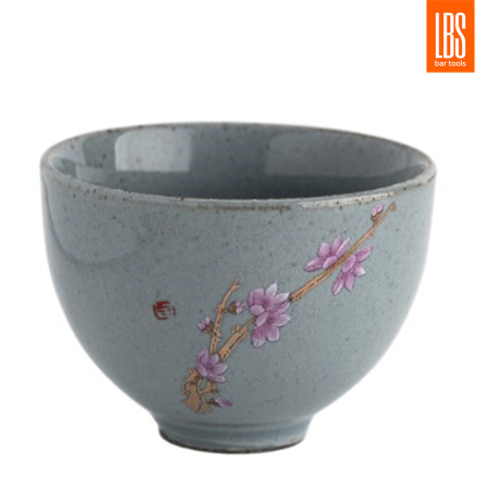 Чаша Ветка сакуры LBS 70 мл серый