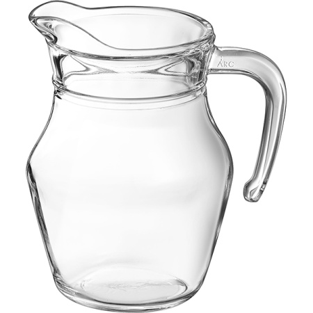 Кувшин «Брок»; стекло; 0.5л; D=75,H=140,B=120мм; прозрачный