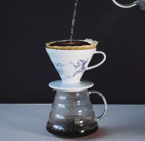 Воронка Hario Tachikichi Choju Giga керамика, белый