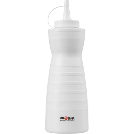 Емкость для соусов; пластик; 690мл; D=7,H=26см; белый