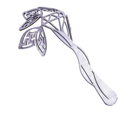 Стрейнер Cocktail design Flower 90мм серебряный от магазина ligabarshop.ru