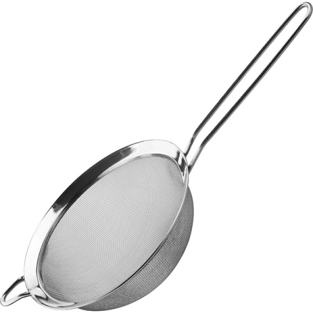 Дуршлаг-сито «Проотель»; сталь нерж.; D=20,H=10,L=39см; металлич.