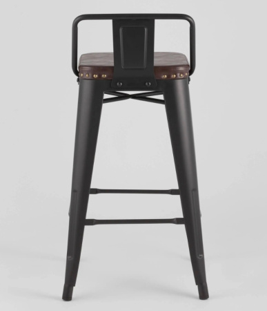 Стул полубарный TOLIX SOFT черный матовый