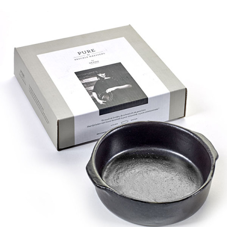 Блюдо для запекания «Пьюр»; керамика; D=16,H=4см; черный