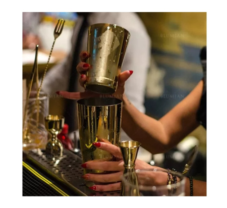 Фото Шейкер Lumian Kenko Boston Tin & Half Tin, 18-28 oz, золото Шейкер Lumian Kenko Boston Tin & Half Tin, 18-28 oz, золото