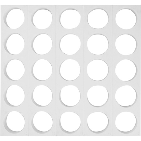 Форма конд. «Круг» [35шт]; полистирол; D=6.5,H=4см