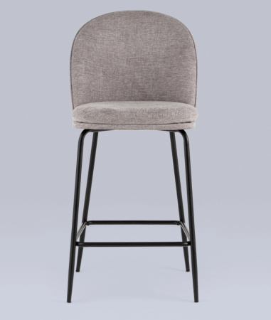 Стул полубарный Echo светло-серый