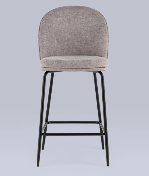 Стул полубарный Echo светло-серый