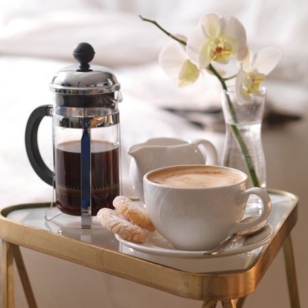 Чашка кофейная Спайро, 170 мл, фарфор, белый