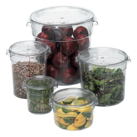 Контейнер; поликарбонат; 3.8л; D=18,H=21.5,L=22см; прозр.