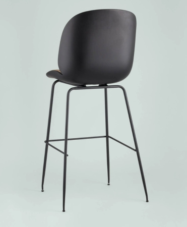 Стул барный Beetle PU со спинкой бежевый