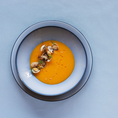 Тарелка  мелкая «Экинокс»; керамика; D=31см; синий