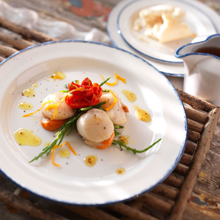 Тарелка глубокая «Блю дэппл»; фарфор; D=21.5см; белый,синий