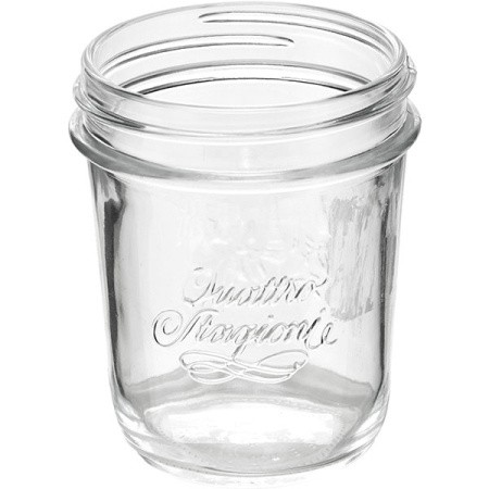Банка с крышкой «Кватро Стаджони»; стекло; 320мл; D=8.9,H=10.8см; прозр.