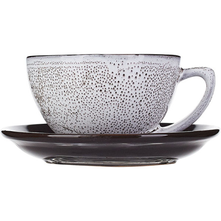 Пара чайная «Тирамису»; керамика; 250мл; D=15см