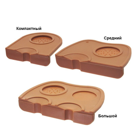 Коврик для темпинга LBS резиновый коричневый