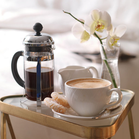 Чашка чайная «Спайро»; фарфор; 227мл; D=9,H=6,L=12см; белый