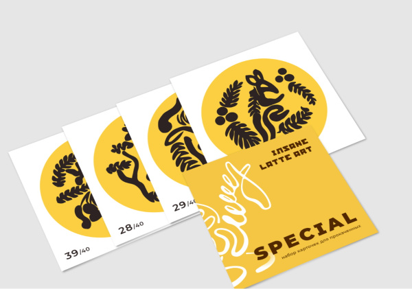 Набор карточек Insane Latte Art Special