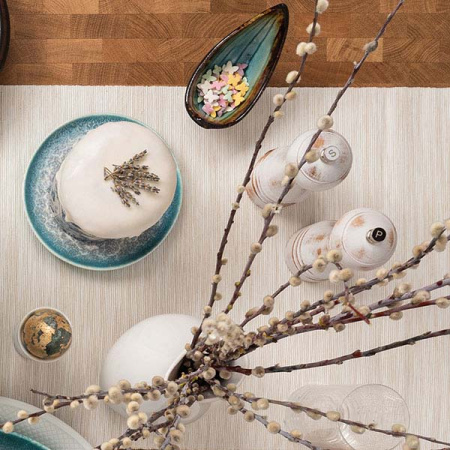 Мельница для соли; дерево; D=5.5,H=15см; белый