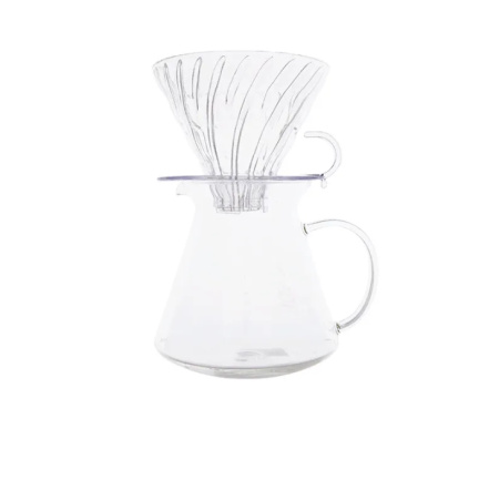 Чайник 600 мл с воронкой Hario стекло