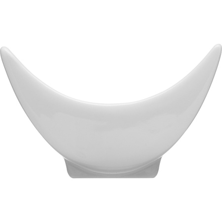 Соусник «Эмоушен»; фарфор; 30мл; H=4.6,L=7.6,B=6см; белый