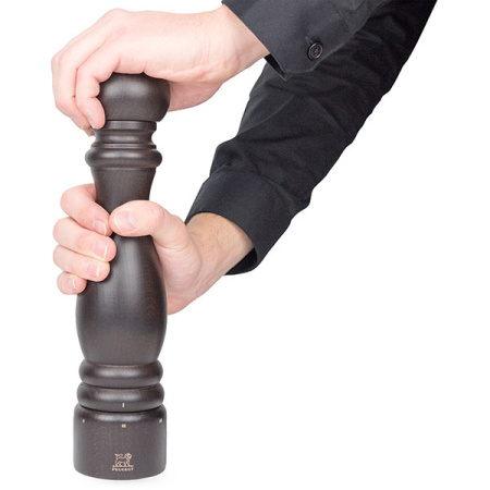 Мельница для перца; дерево; D=6.7,H=30см; шоколад.