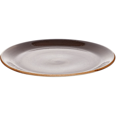 Тарелка мелкая «Крафт»; фарфор; D=30,H=2см; серый