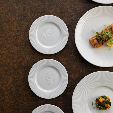 Тарелка мелкая «Уиллоу»; фарфор; D=28,H=2.5см; белый