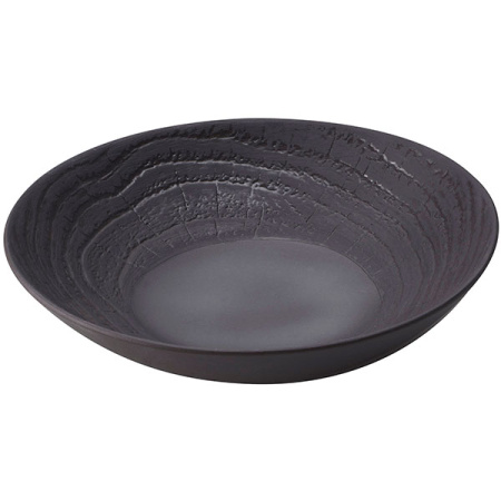 Салатник «Арборесценс» цвет-лакрица; фарфор; 850мл; D=24,H=6см